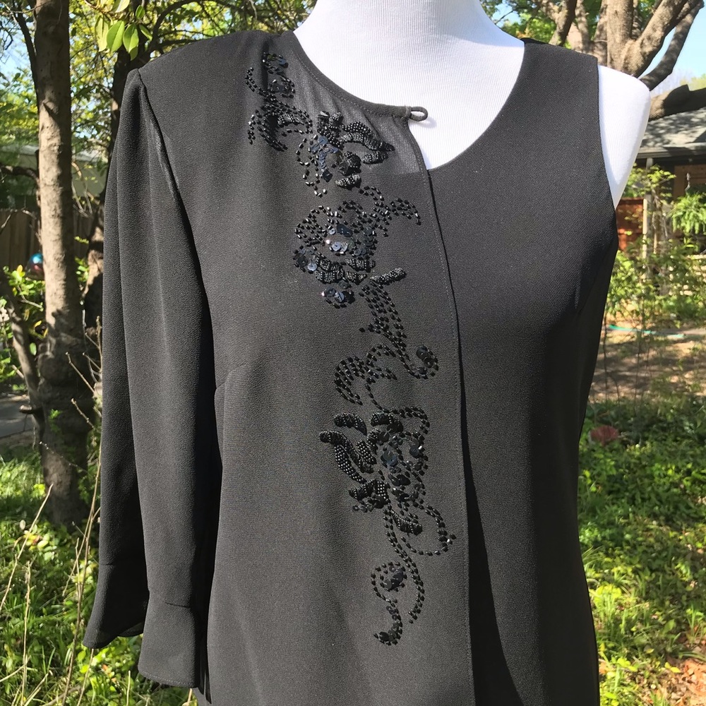 Vintage Maxi Dress & Jacket Set